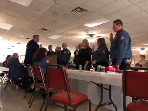 Ridgeway Fire Department Sworn in